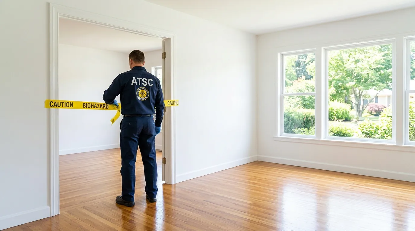 Certified biohazard cleanup crew performing Trauma Scene Cleanup in Lake Geneva